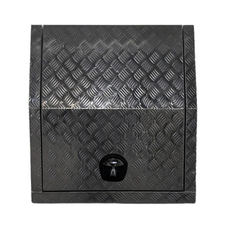 700mm Black Checker plate canopy tool box 05