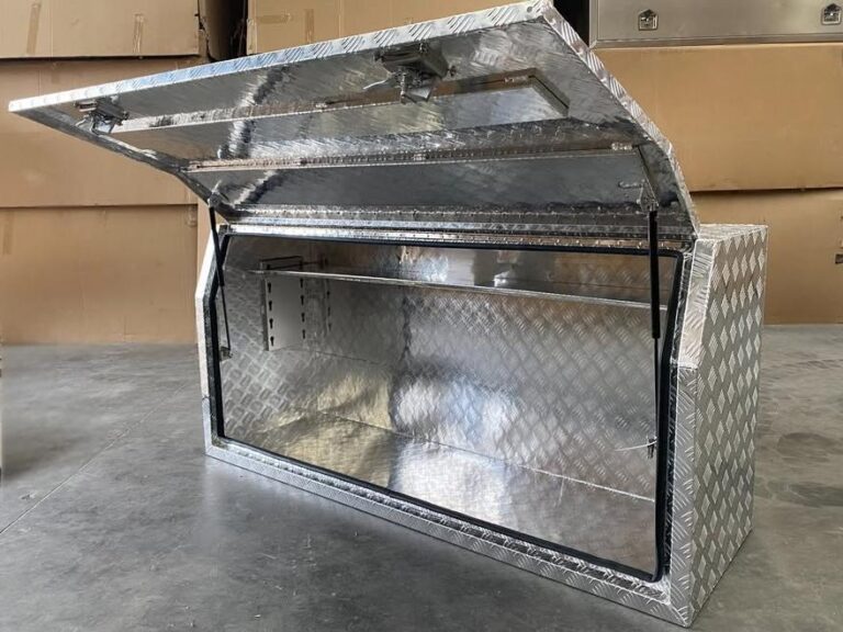 Aluminum ute full side open tool box4