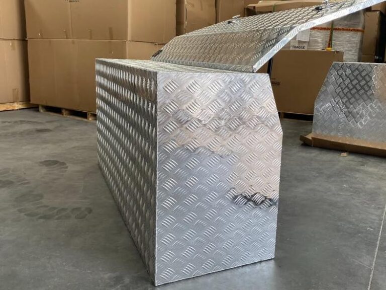 Aluminum ute full side open tool box6