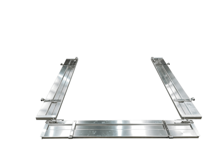 Plateau à cabine double en aluminium brut 11