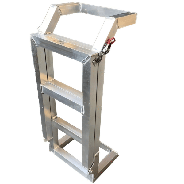 Raw Aluminum Rear Ladder