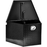 Black Draw Bar Mounted Aluminium Tool Box - Image 4