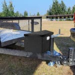 Black Draw Bar Mounted Aluminium Tool Box - Image 6