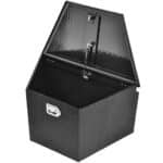 Black Draw Bar Mounted Aluminium Tool Box - Image 5