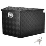 Black Draw Bar Mounted Aluminium Tool Box - Image 2