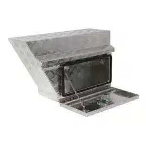 580775 tool box aluminium 750 x 440 x 270 left hand side under tray checker plate 3.1523