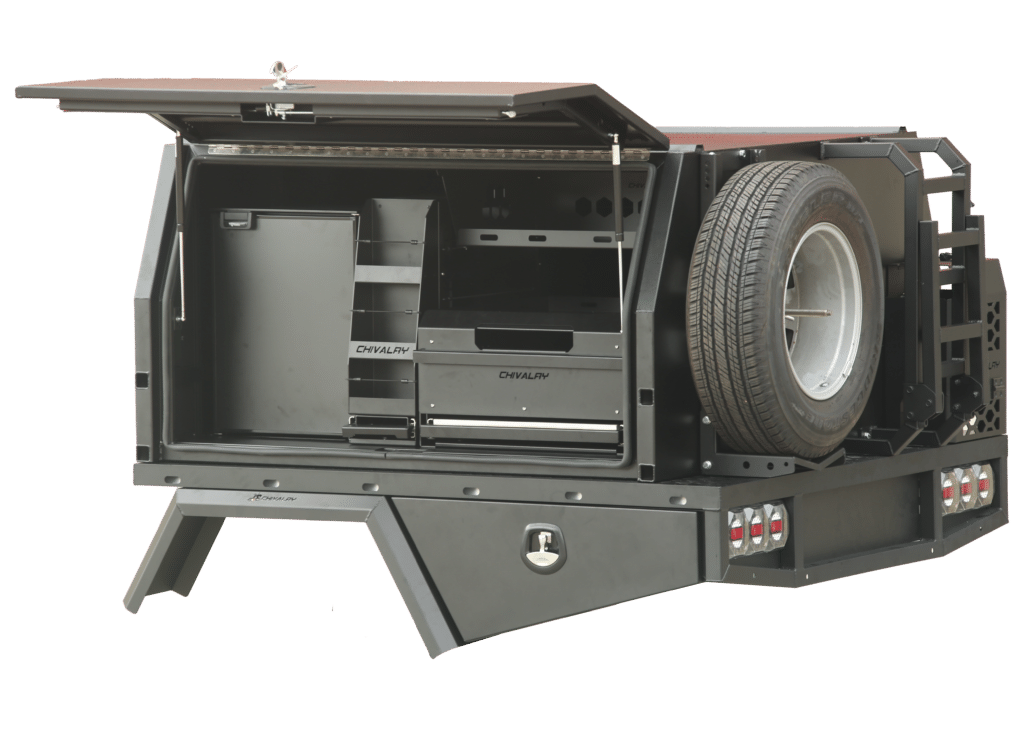ute tray with full set canopy