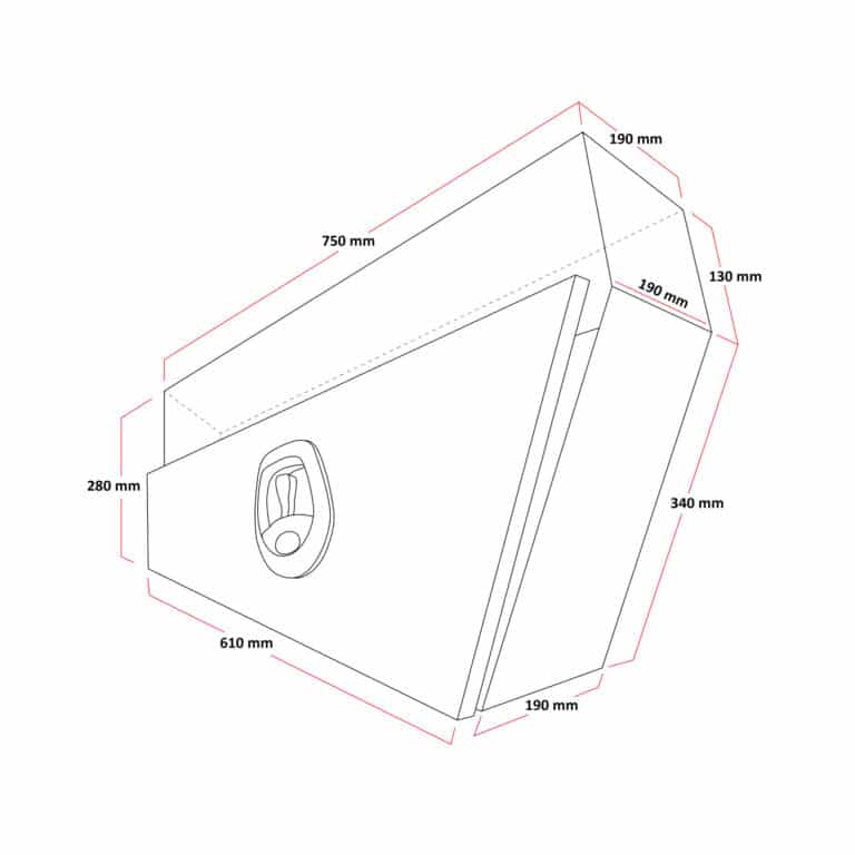 Under Tray Toolbox-drawing