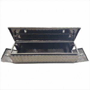 Custom Aluminium Checker Plate Trailer Drawbar Toolbox