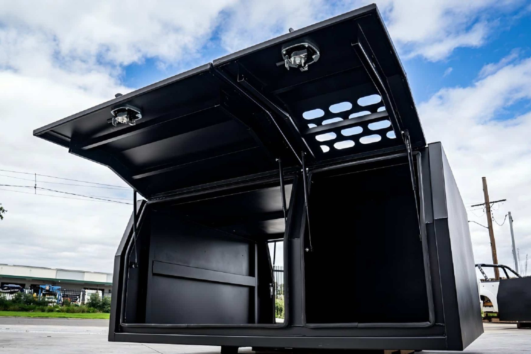 aluminium ute canopy dog box